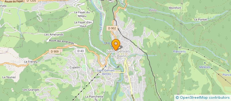 localisation de l'entreprise PARADOXXE à SAINT-GERVAIS-LES-BAINS