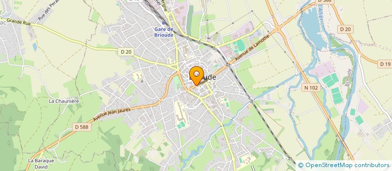 localisation de l'entreprise PARADY'S  BRIOUDE