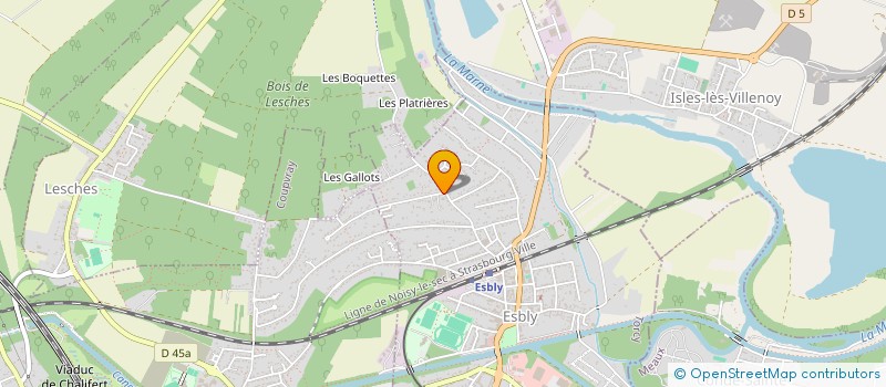 localisation de l'entreprise PARADYGMA IMMOBILIS  ESBLY