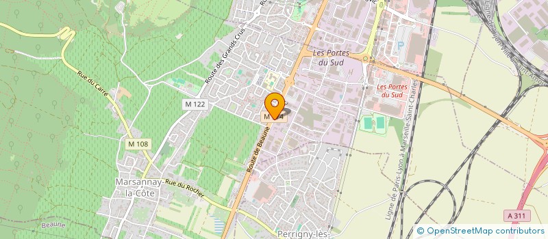 localisation de l'entreprise PARAEXPERIENCE à MARSANNAY-LA-COTE