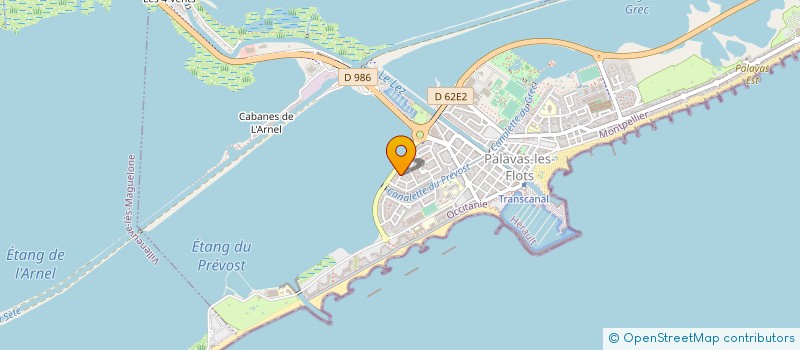 localisation de l'entreprise PARAFE ASSOCIATION à PALAVAS-LES-FLOTS