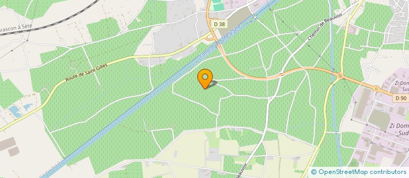 localisation de l'entreprise PARAFIN  BEAUCAIRE