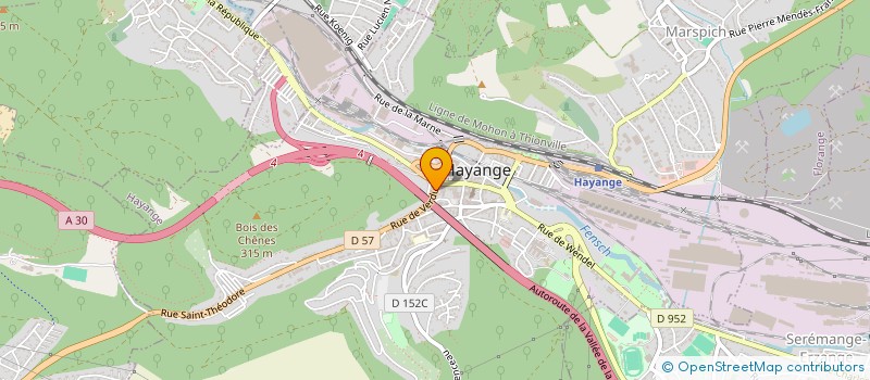 localisation de l'entreprise PARAFORM INFO à HAYANGE