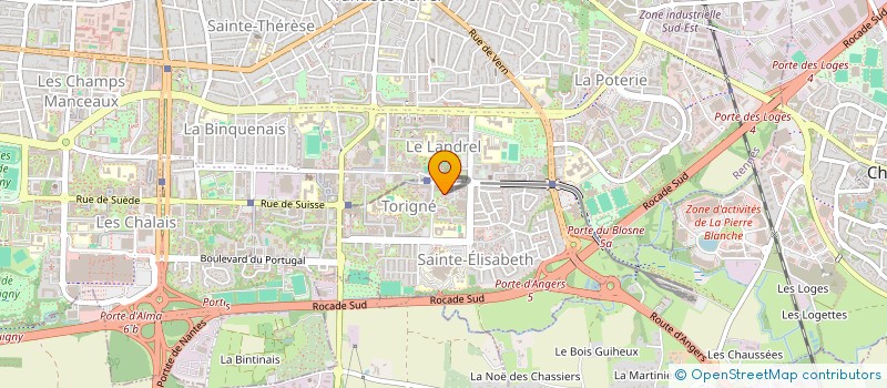 localisation de l'entreprise PARAFOX TV  RENNES