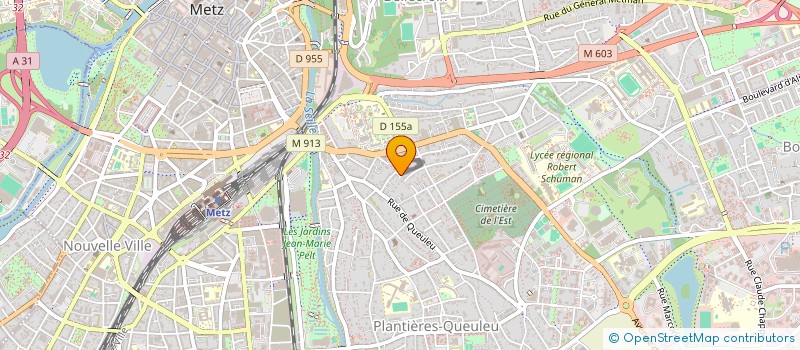 localisation de l'entreprise PARAGES à METZ