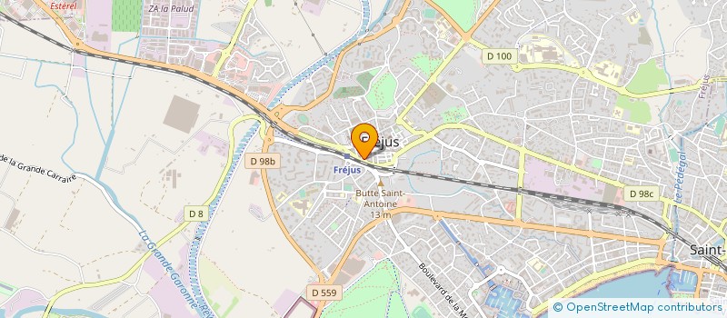 localisation de l'entreprise PARAGON à FREJUS