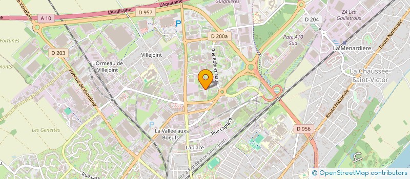 localisation de l'entreprise PARAGON EDITIQUE  BLOIS