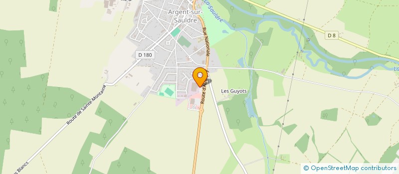 localisation de l'entreprise PARAGON ID  ARGENT-SUR-SAULDRE