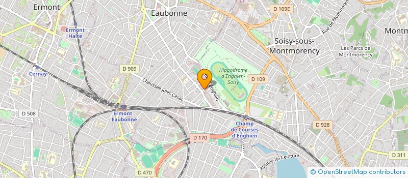 localisation de l'entreprise PARAGONE IT à EAUBONNE