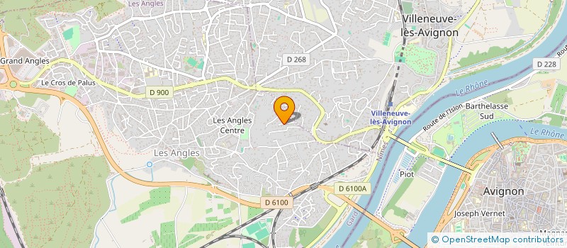 localisation de l'entreprise PARAGRAPHE VIN  LES ANGLES