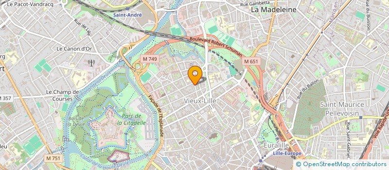 localisation de l'entreprise PARAGRAPHES à LILLE
