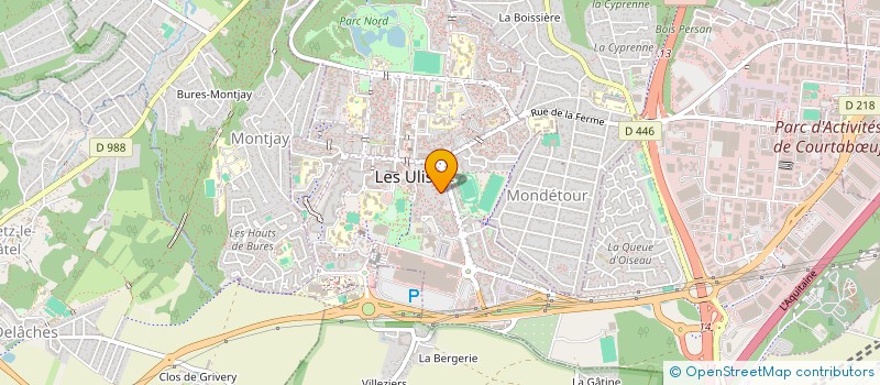 localisation de l'entreprise PARAH SYSTEM à LES ULIS