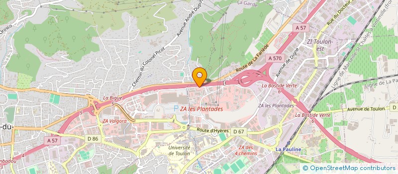 localisation de l'entreprise PARAILLAC DRAGEES à LA GARDE