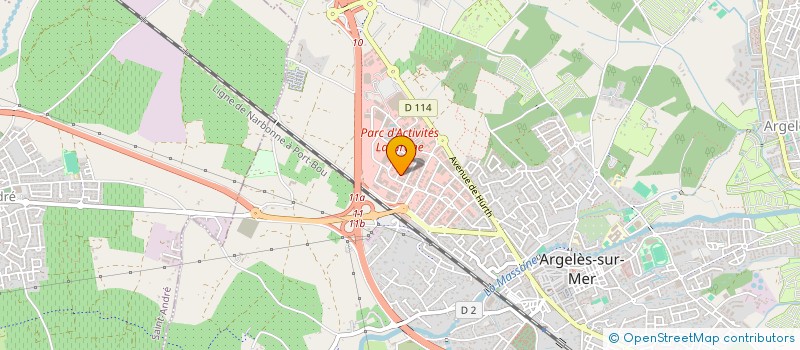 localisation de l'entreprise PARAIN  ARGELES-SUR-MER