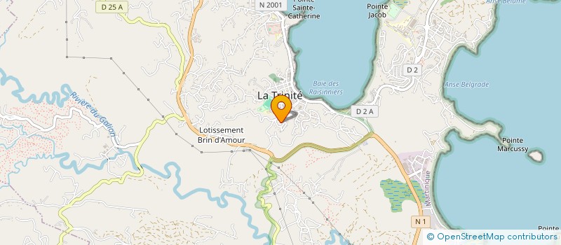 localisation de l'entreprise PARAISO  TRINITE