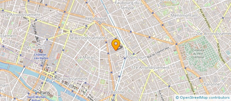 localisation de l'entreprise PARAISO PRODUCTION DIFFUSION  PARIS