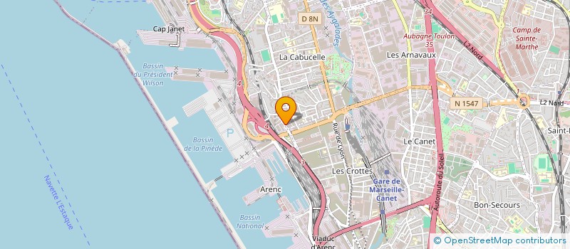 localisation de l'entreprise PARAJEN à MARSEILLE