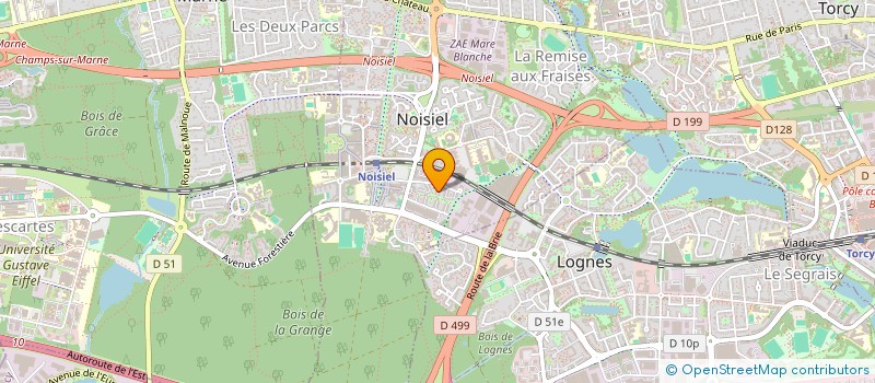 localisation de l'entreprise PARAKONE  NOISIEL