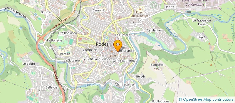 localisation de l'entreprise PARAL  RODEZ