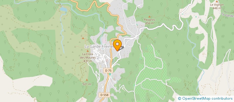 localisation de l'entreprise PARALANDO à LA GARDE-FREINET