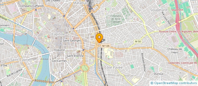 localisation de l'entreprise PARALIA INVEST à TOULOUSE