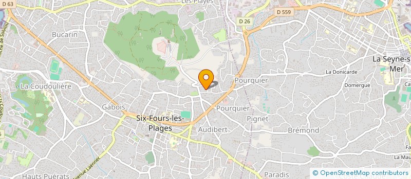 localisation de l'entreprise PARALIPSES à SIX-FOURS-LES-PLAGES