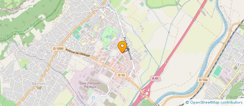 localisation de l'entreprise PARALL'AXE à CROLLES