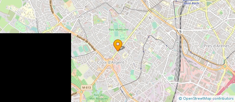 localisation de l'entreprise PARALLAXE à MONTPELLIER