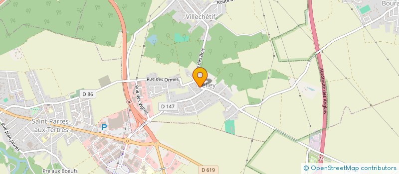 localisation de l'entreprise PARALLEL ARCHITECTES FRANCE (SAS D'ARCHITECTURE)  VILLECHETIF