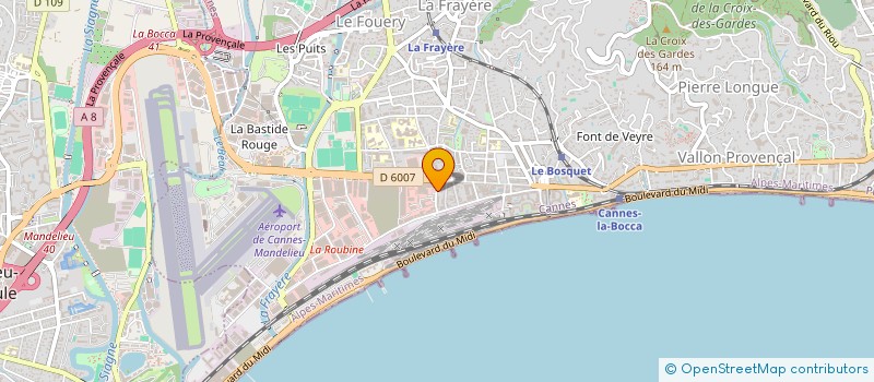 localisation de l'entreprise PARALLELE à CANNES