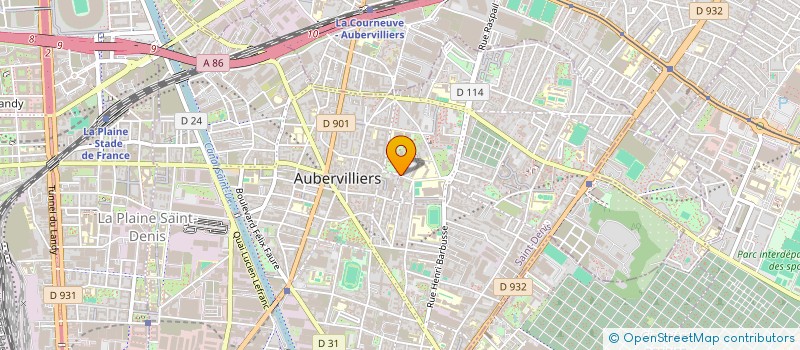 localisation de l'entreprise PARALLELE  AUBERVILLIERS