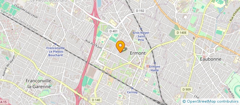 localisation de l'entreprise PARALLELE à ERMONT