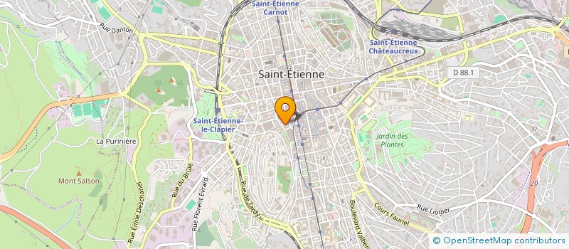 localisation de l'entreprise PARALLELE  SAINT-ETIENNE