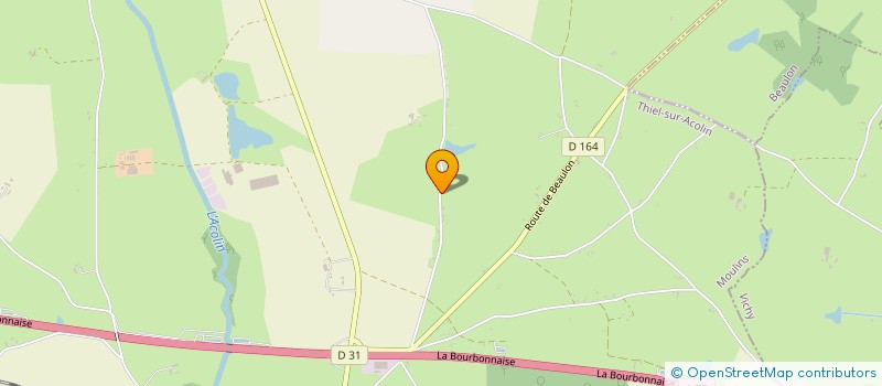 localisation de l'entreprise PARALLELE  THIEL-SUR-ACOLIN