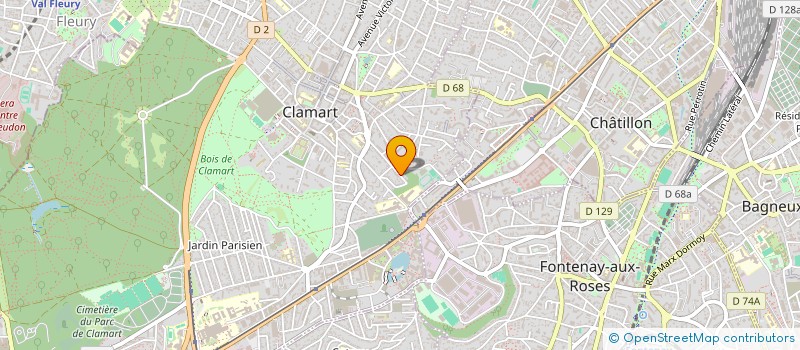 localisation de l'entreprise PARALLELEMENT à CLAMART