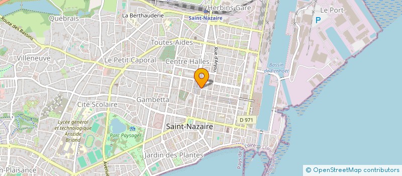 localisation de l'entreprise PARALPHA 44 SAINT NAZAIRE  SAINT-NAZAIRE