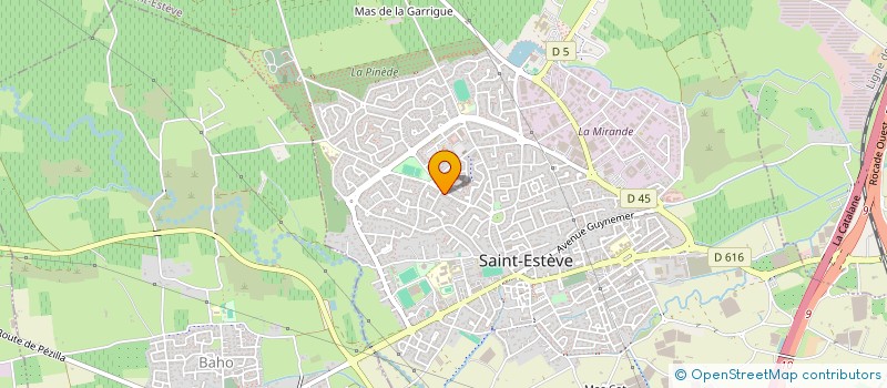 localisation de l'entreprise PARALYM'SPEAK AND SPORT à SAINT-ESTEVE