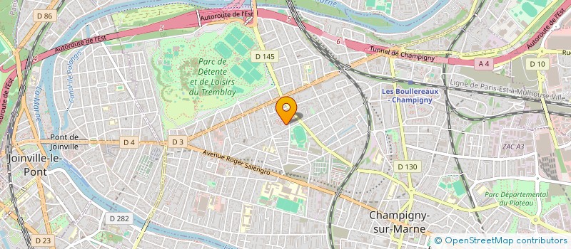 localisation de l'entreprise PARAM BAT à CHAMPIGNY-SUR-MARNE