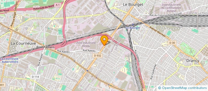 localisation de l'entreprise PARAM PAARISWARY à LA COURNEUVE