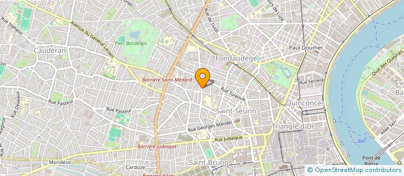 localisation de l'entreprise PARAMA à BORDEAUX