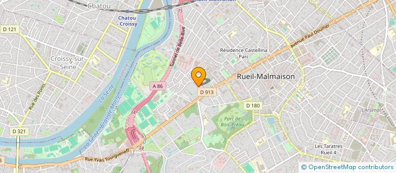 localisation de l'entreprise PARAMA PETIT à RUEIL-MALMAISON