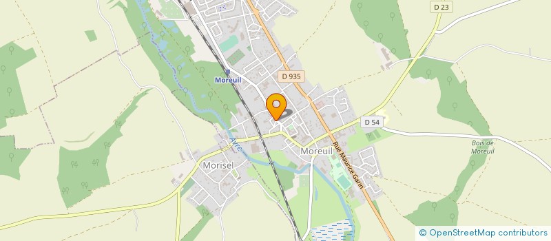 localisation de l'entreprise PARAMAD GORIN à MOREUIL
