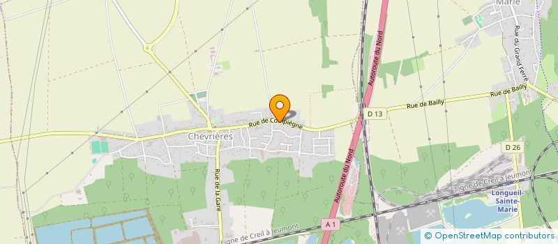 localisation de l'entreprise PARAMATMA SPACE  CHEVRIERES