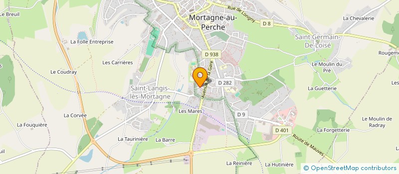 localisation de l'entreprise PARAMED 2020 à MORTAGNE-AU-PERCHE