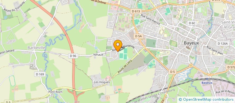 localisation de l'entreprise PARAMED  BAYEUX