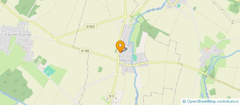 localisation de l'entreprise PARAMEDIC  FLEURY