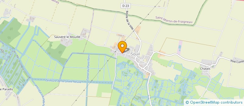 localisation de l'entreprise PARAMEDIC  SAINT-PIERRE-LE-VIEUX