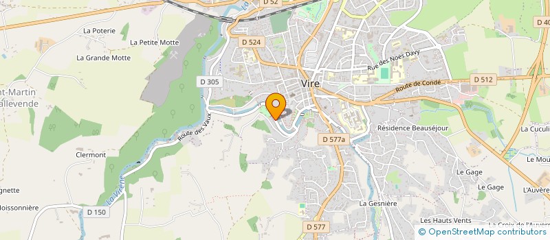 localisation de l'entreprise PARAMEDIC AMBULANCES LECOUSIN ET ANDRE à VIRE-NORMANDIE