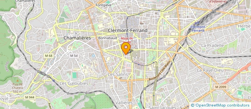 localisation de l'entreprise PARAMEDIC ASSISTANCE à CLERMONT FERRAND