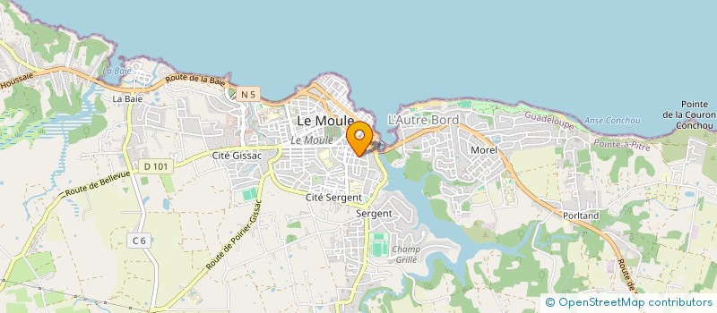 localisation de l'entreprise PARAMEDIC ZEN à LE MOULE